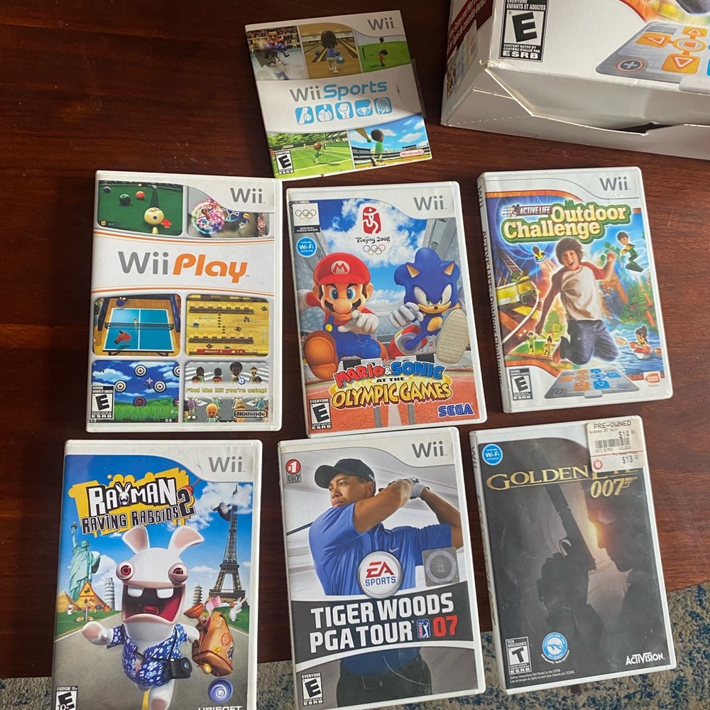Wii Games and mat controller
